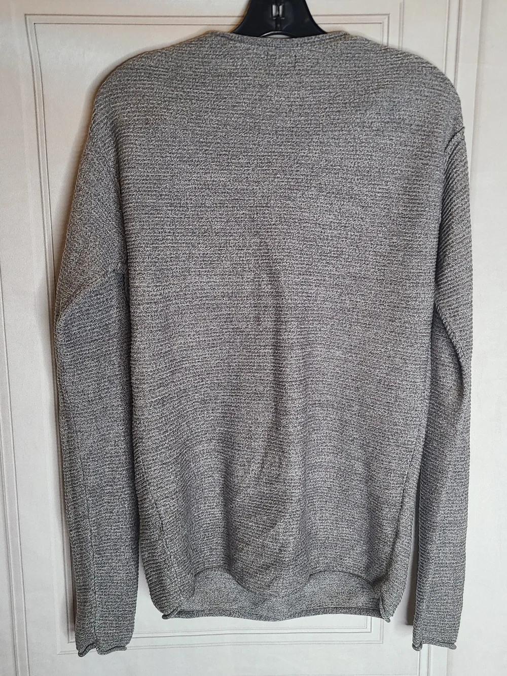 H&M Men's Heather Gray Crewneck Knit Sweater